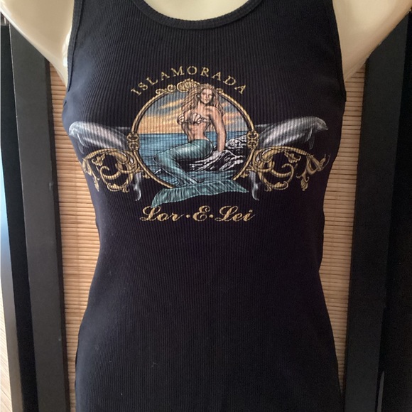 🧜‍♀️ Islamorada mermaid tank top XL Lor-E-Lei Restaurant & Bar NWOT - Picture 2 of 5